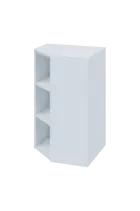 CV 3 - 7 skříň rohová, levá, 1100x700x700, bílá